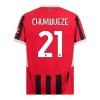 Maillot de Supporter AC Milan Chukwueze 21 Domicile 2024-25 Pour Enfant